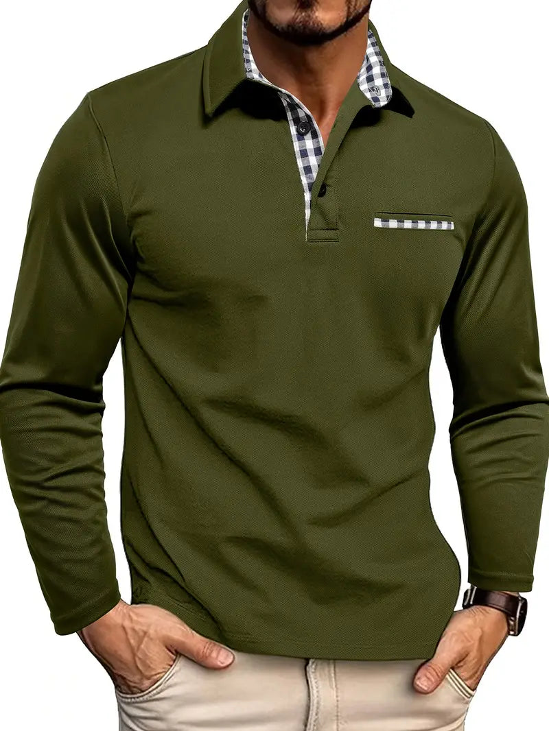 Jack | Long Sleeve Cotton Polo