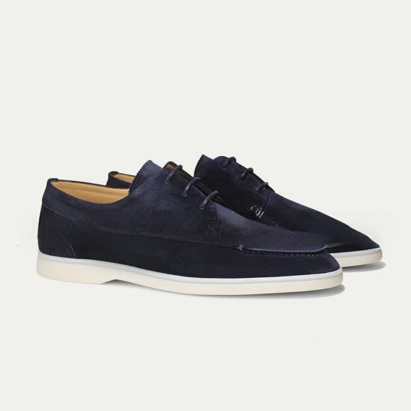 Felix | Mens Suede Lace-Up Boat Shoes
