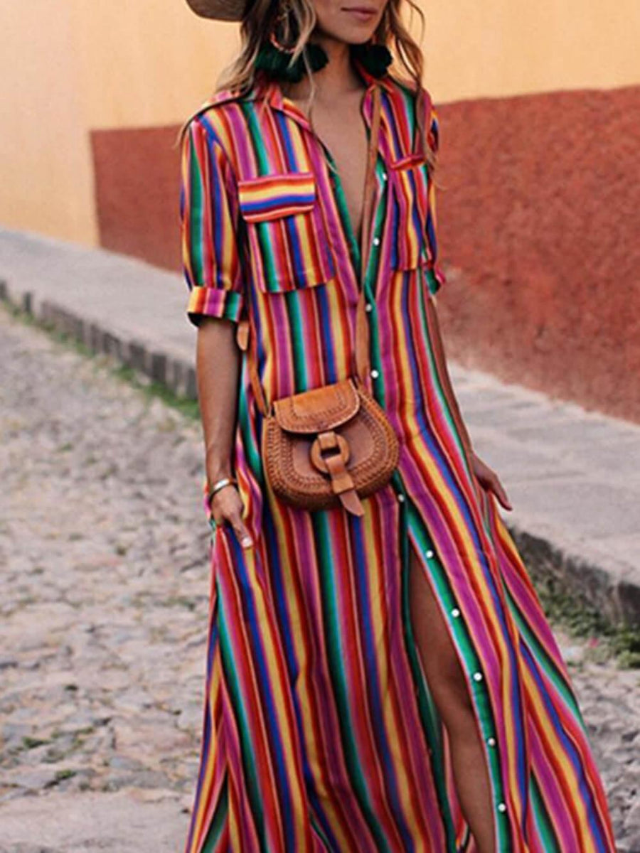 Sienna | Striped Wedding Guest Set