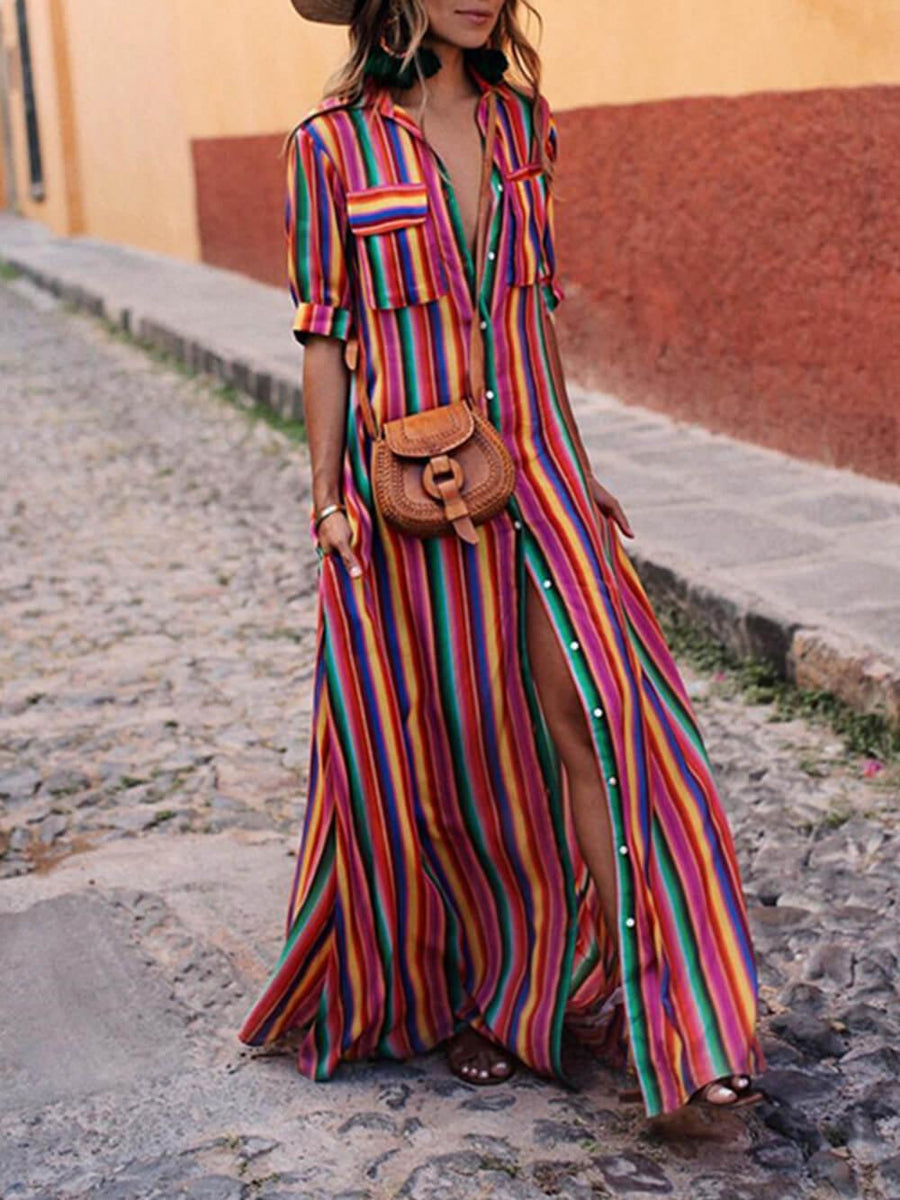 Sienna | Striped Wedding Guest Set