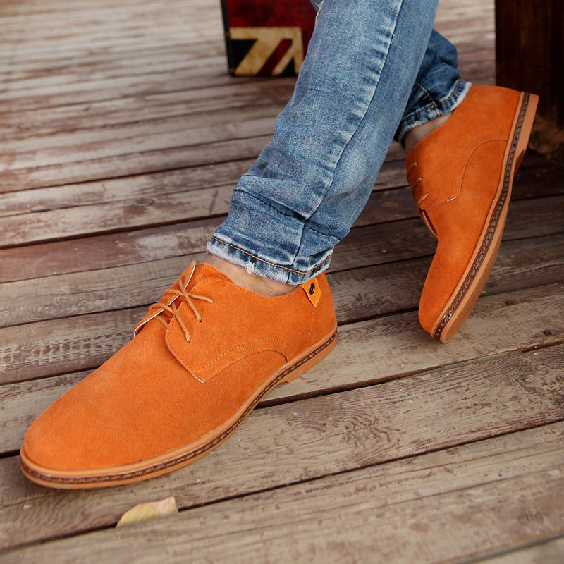 Nathaniel | Mens Suede Lace-Up Derby Shoes