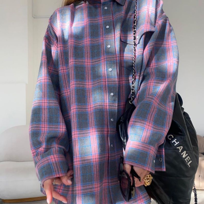 Charlotte | Oversized Plaid Shirt