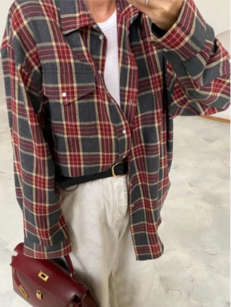 Charlotte | Oversized Plaid Shirt