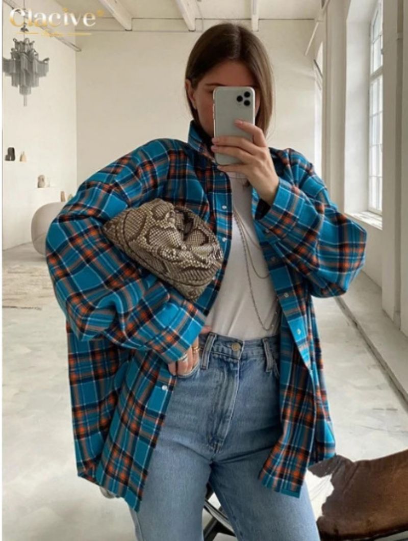 Charlotte | Oversized Plaid Shirt