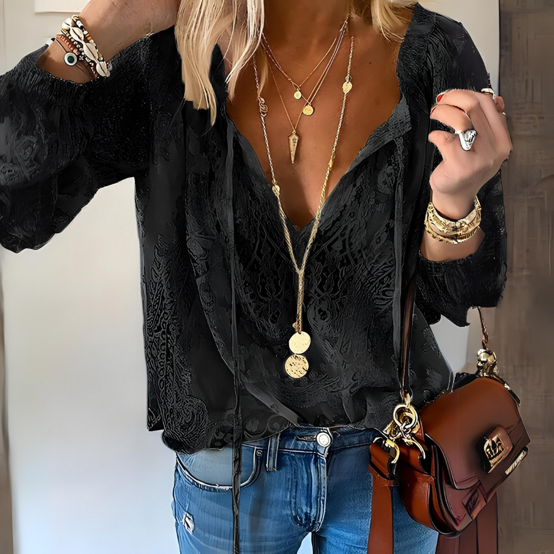 Isabel | Crocheted Boho Blouse