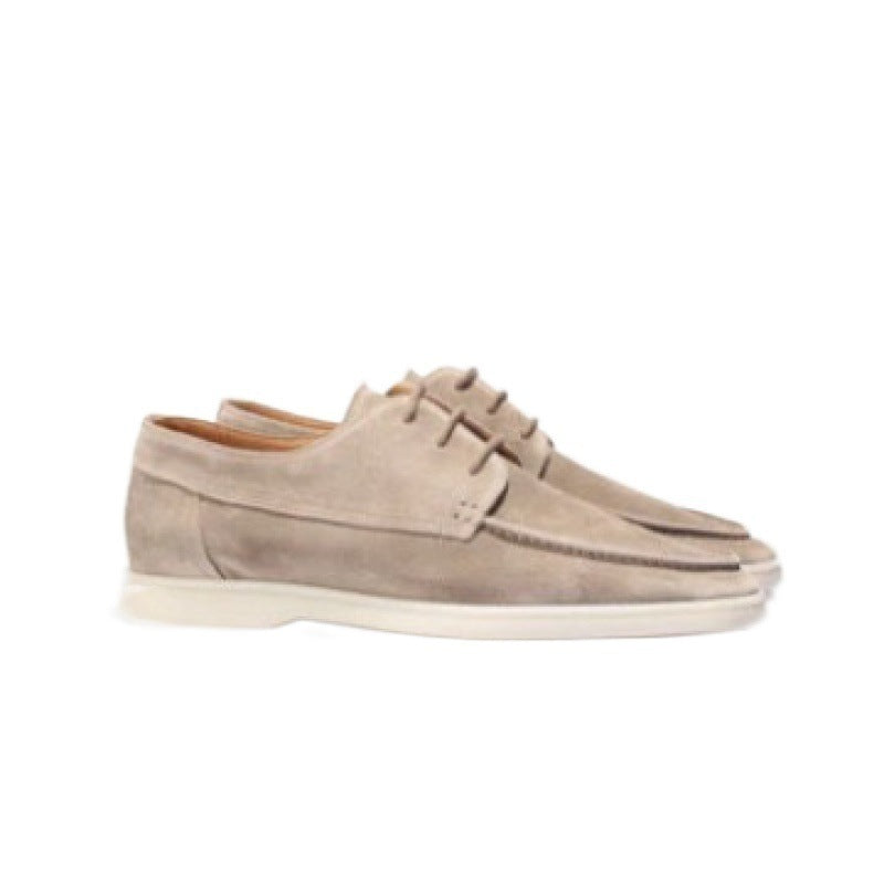 Felix | Mens Suede Lace-Up Boat Shoes