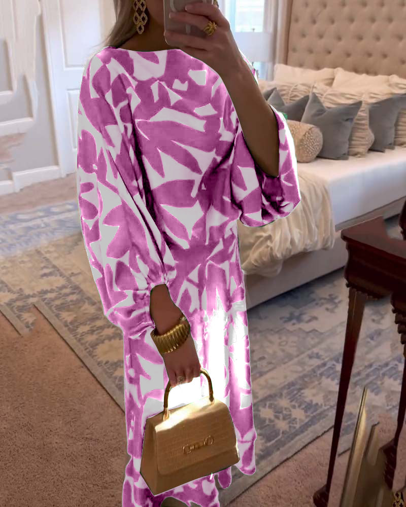 Josephine | Printed Lantern Sleeve Two Piece