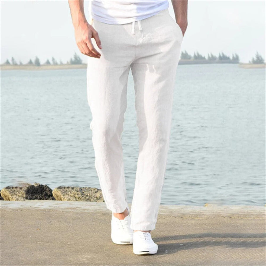 Julian | Men's Linen Warm Weather Trousers