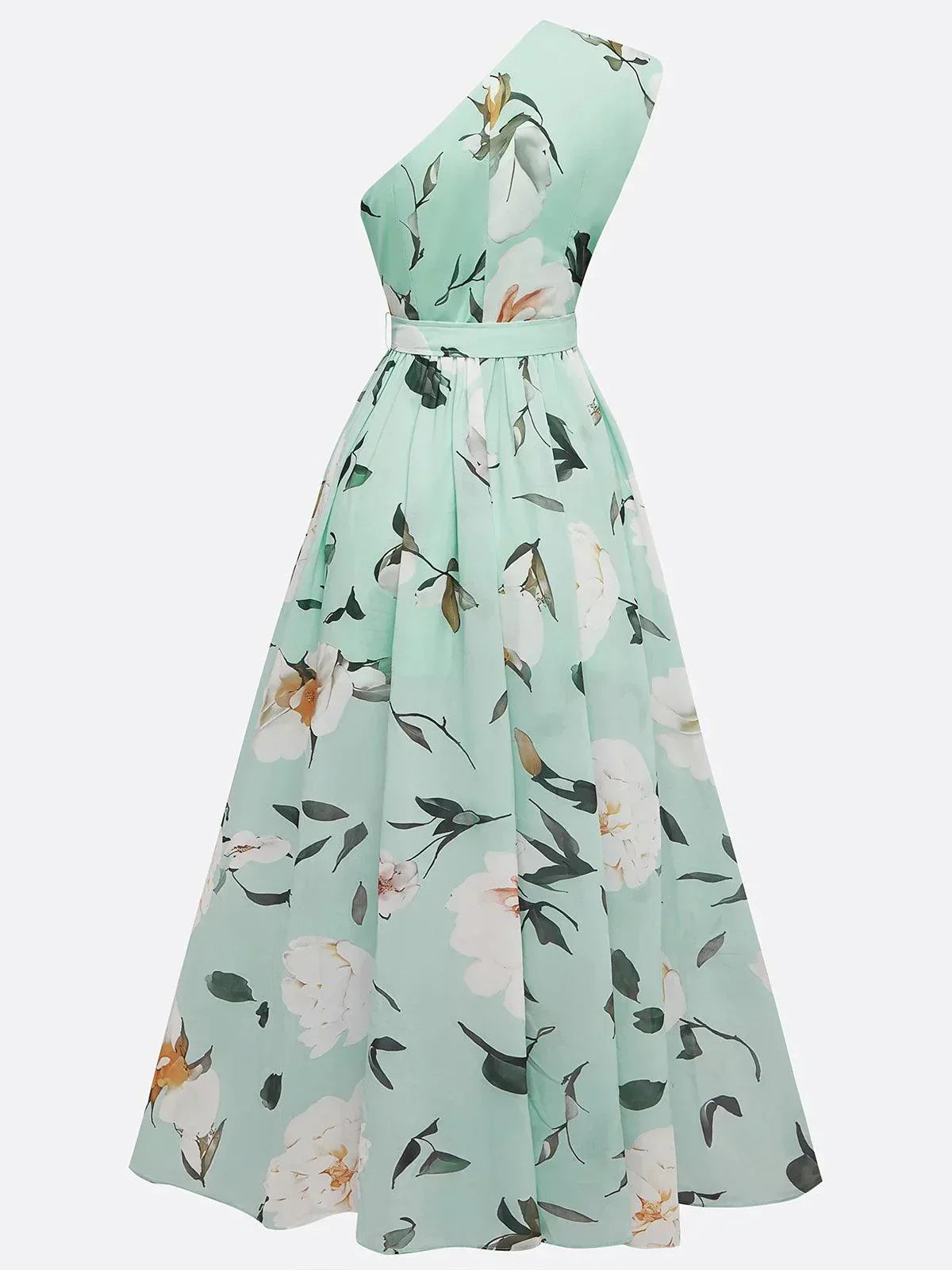 Freya | Green Floral Wedding Dress
