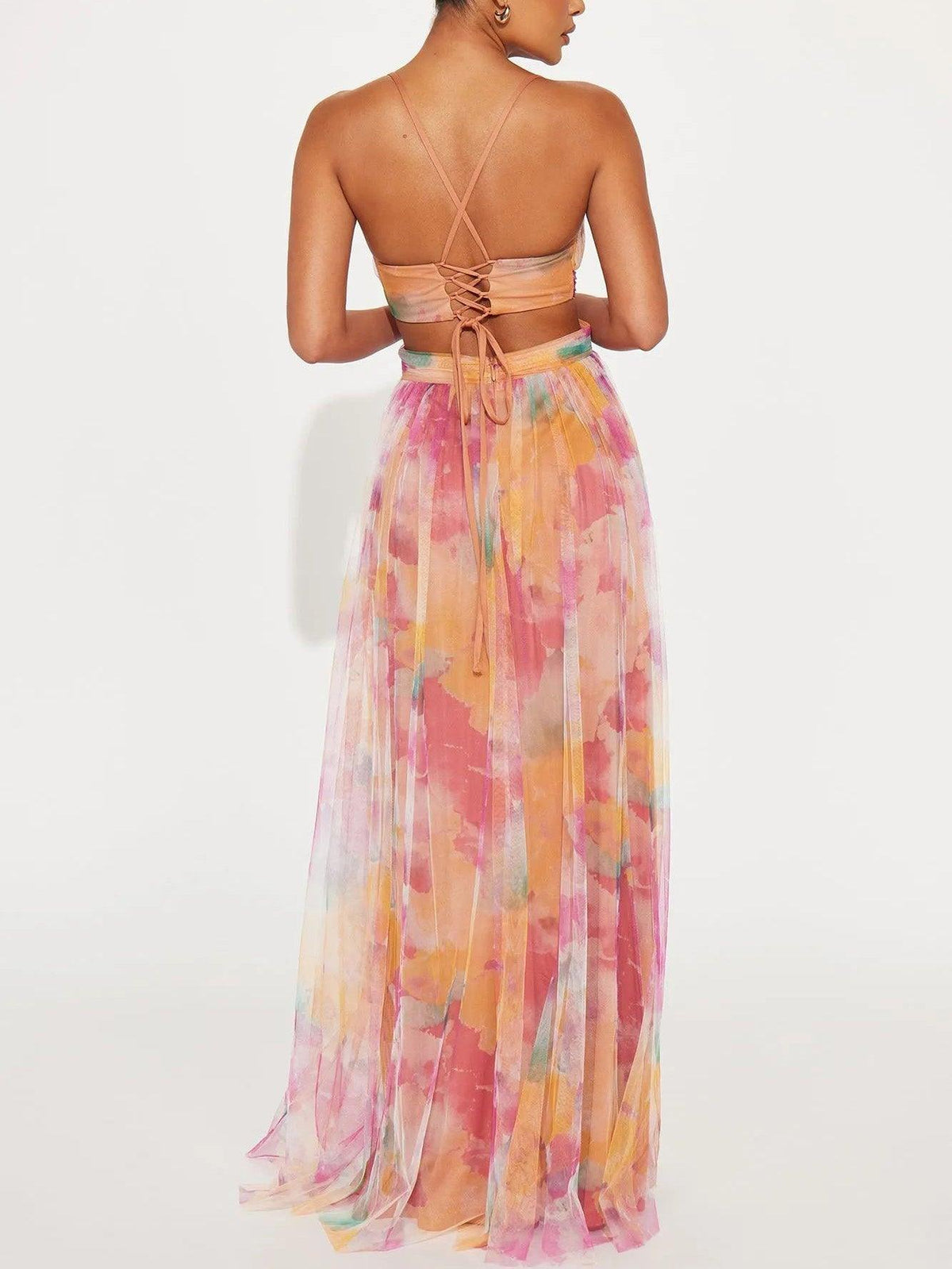 Grace | Painted Floral Wedding Dress