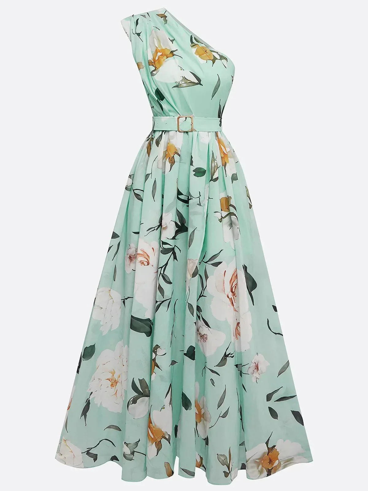 Freya | Green Floral Wedding Dress