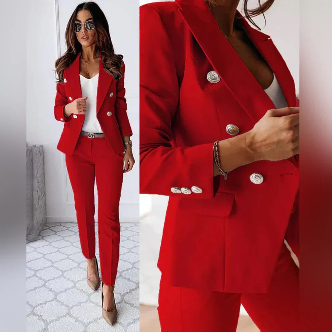 Oaklee | Blazer Matching Set Tailored Chic