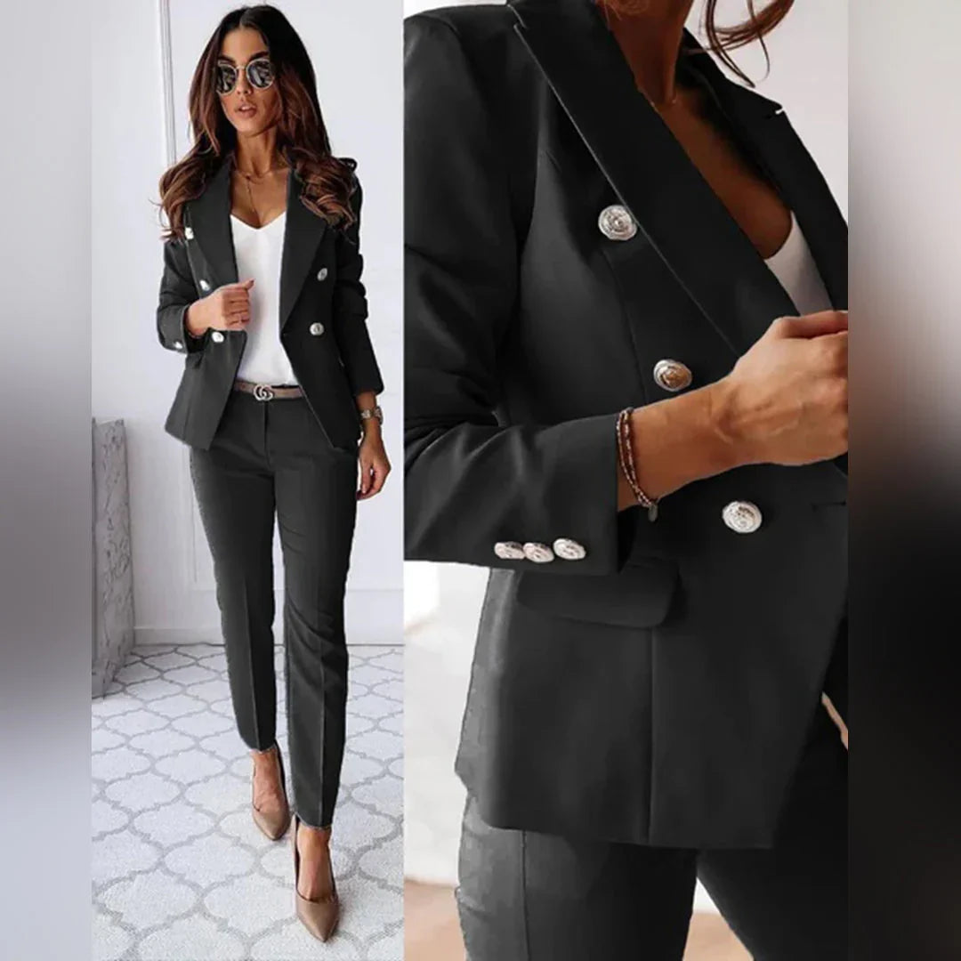 Oaklee | Blazer Matching Set Tailored Chic