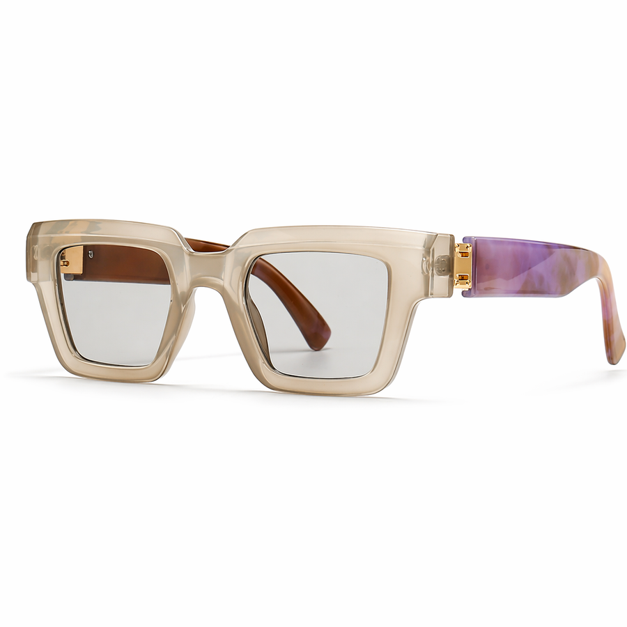Elara | Oversized Pink Square Women's Sunglasses