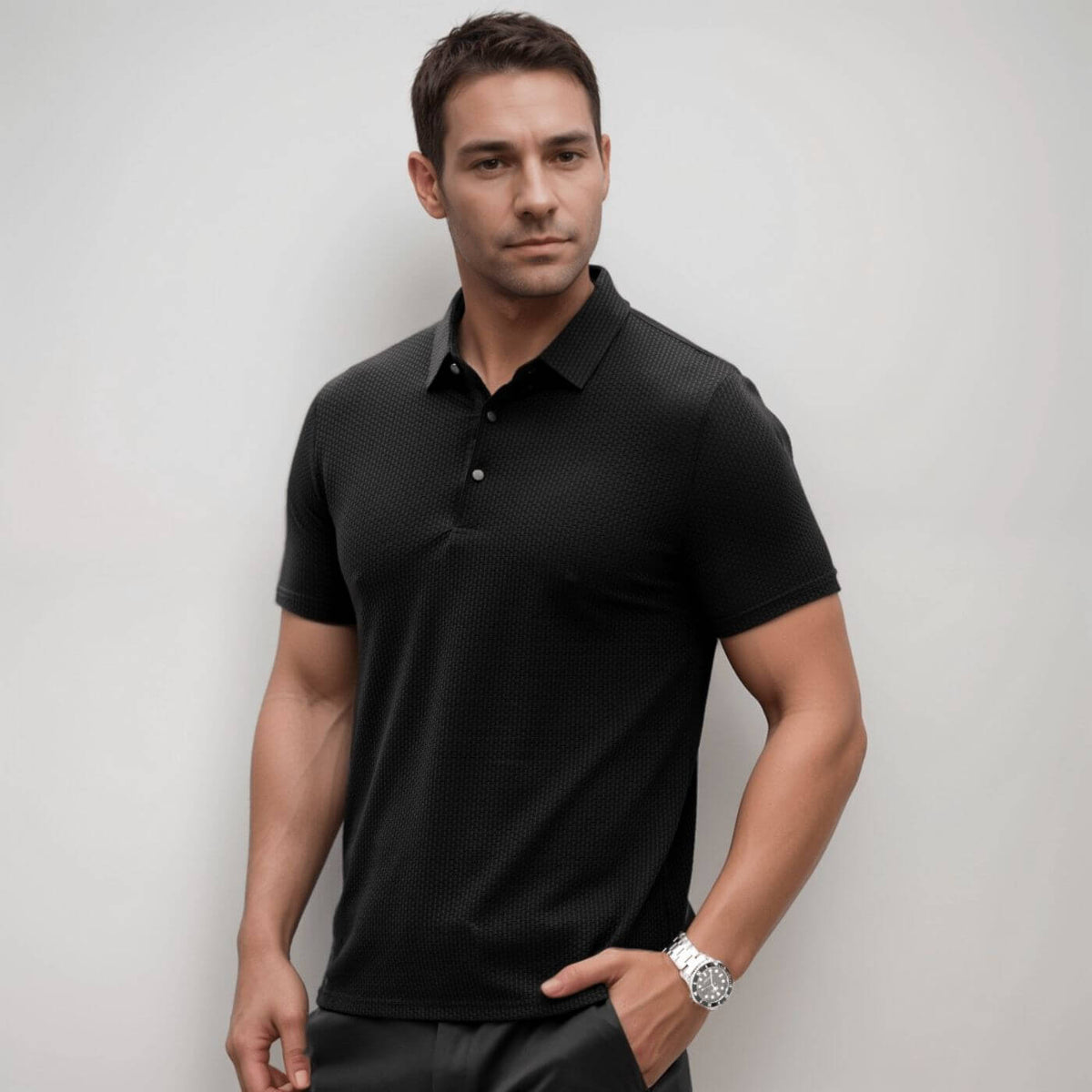 Mason | Breathable Cotton Pique Polo