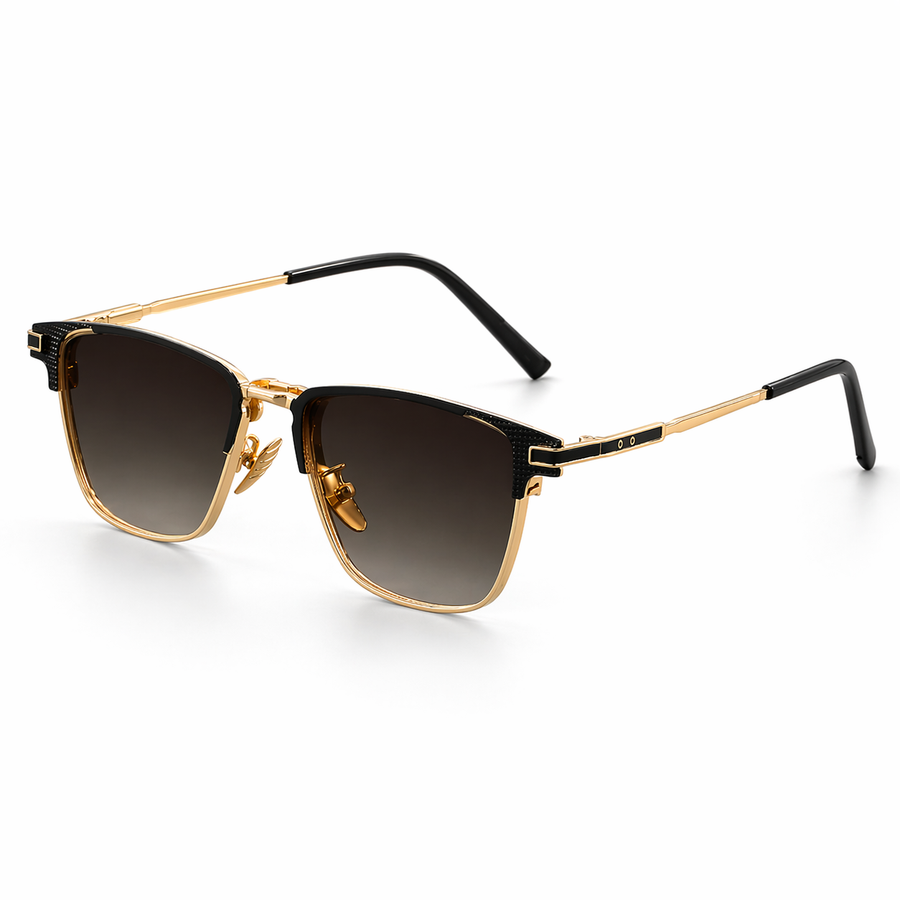 Marcus | Classic Gold & Black Men's Sunglasses