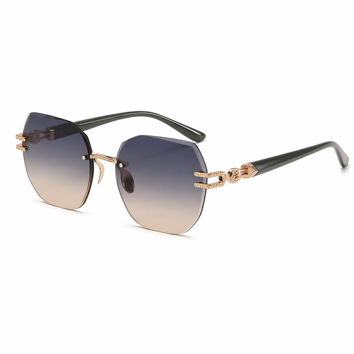 Amelia | Elegant Oversized Gradient Sunglasses
