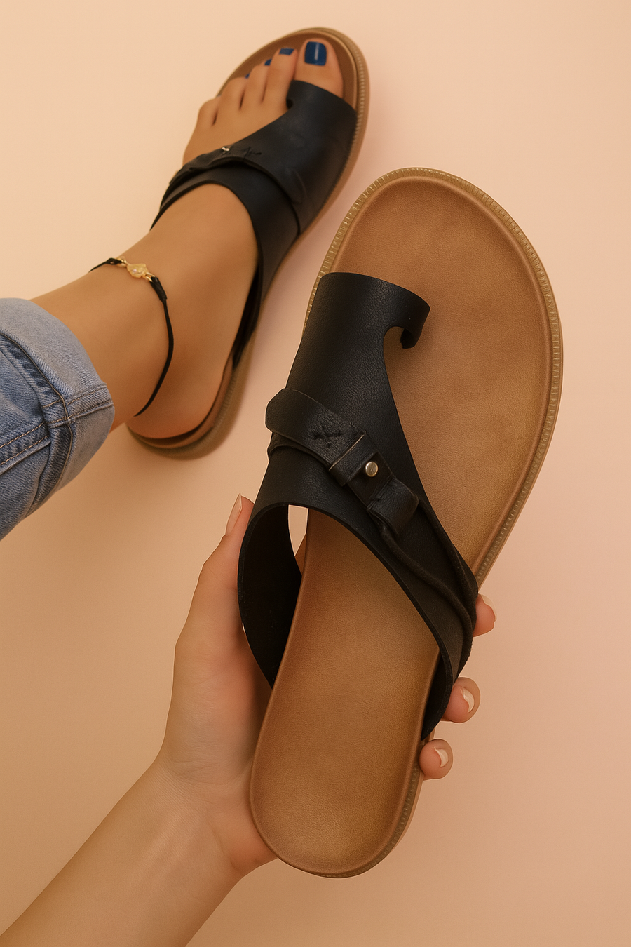 Julia | Stylish Strappy Flat Sandals