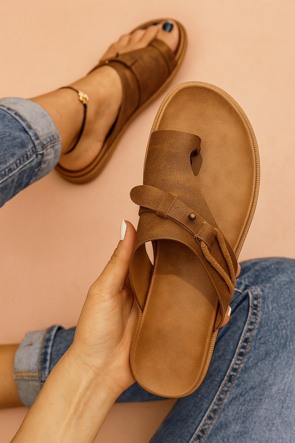 Julia | Stylish Strappy Flat Sandals