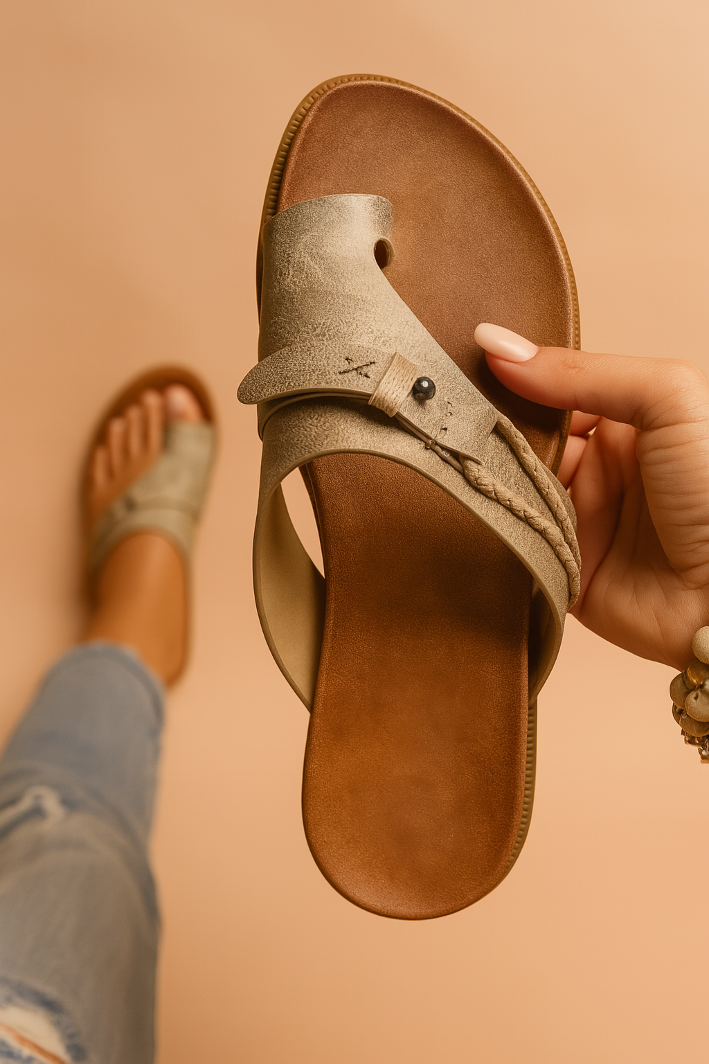 Julia | Stylish Strappy Flat Sandals
