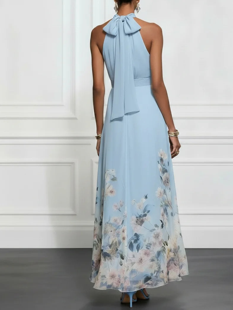 Olivia | Blue Floral Wedding Dress