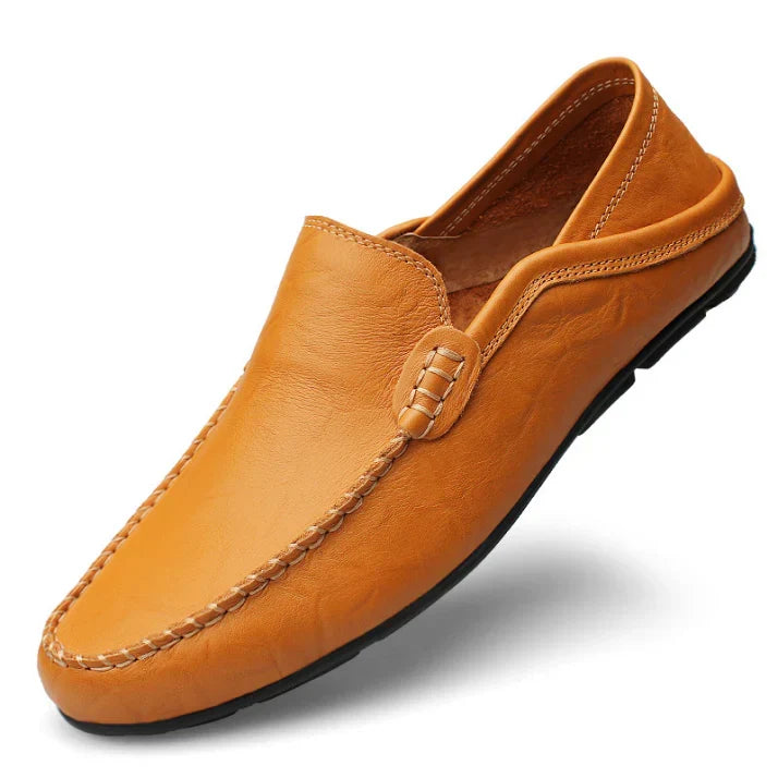 Marcus | Mens Leather Slip-On Loafers