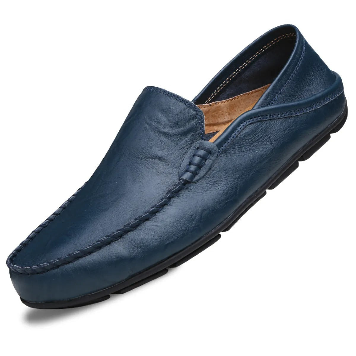 Marcus | Mens Leather Slip-On Loafers