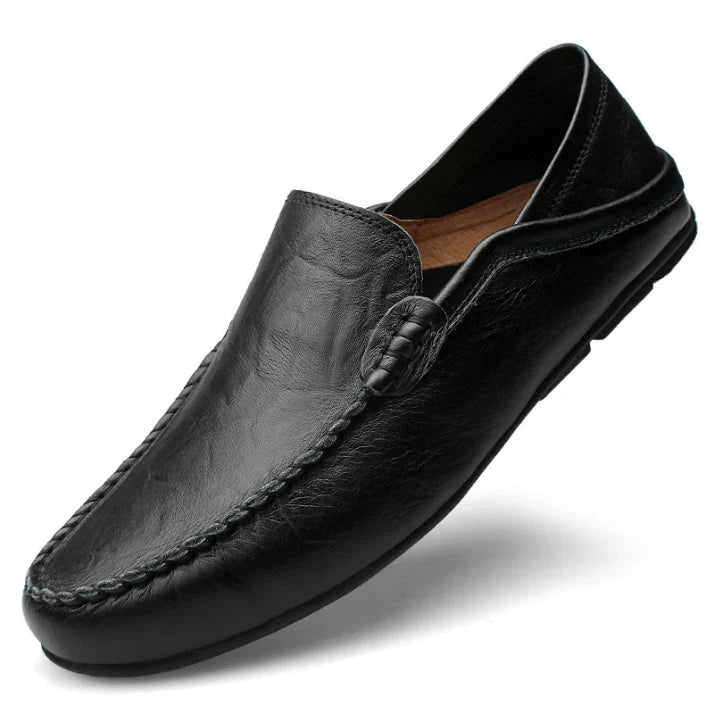 Marcus | Mens Leather Slip-On Loafers