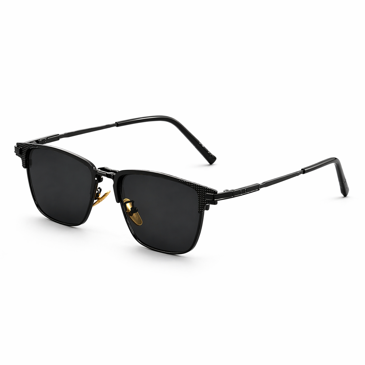 Marcus | Classic Gold & Black Men's Sunglasses
