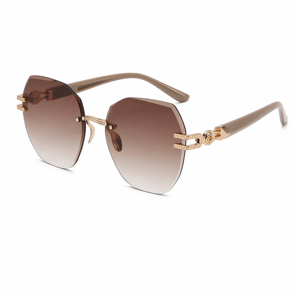 Amelia | Elegant Oversized Gradient Sunglasses