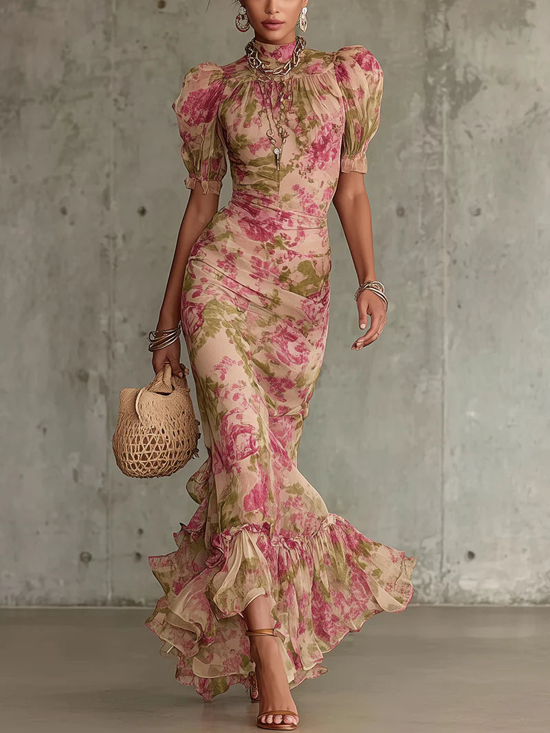 Mia | Vintage Floral Wedding Dress