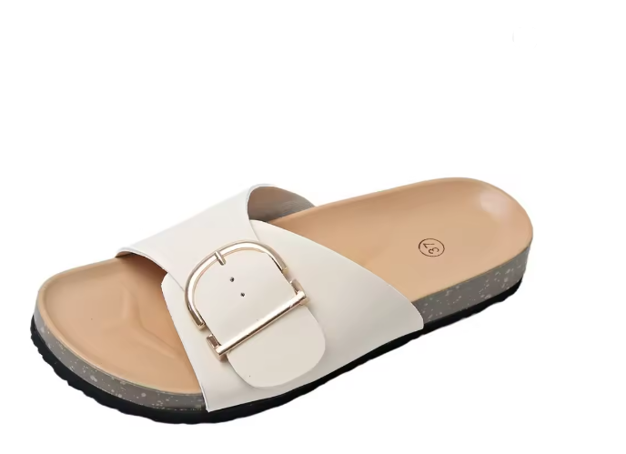 Maeve | Buckle Detail Flat Sandals