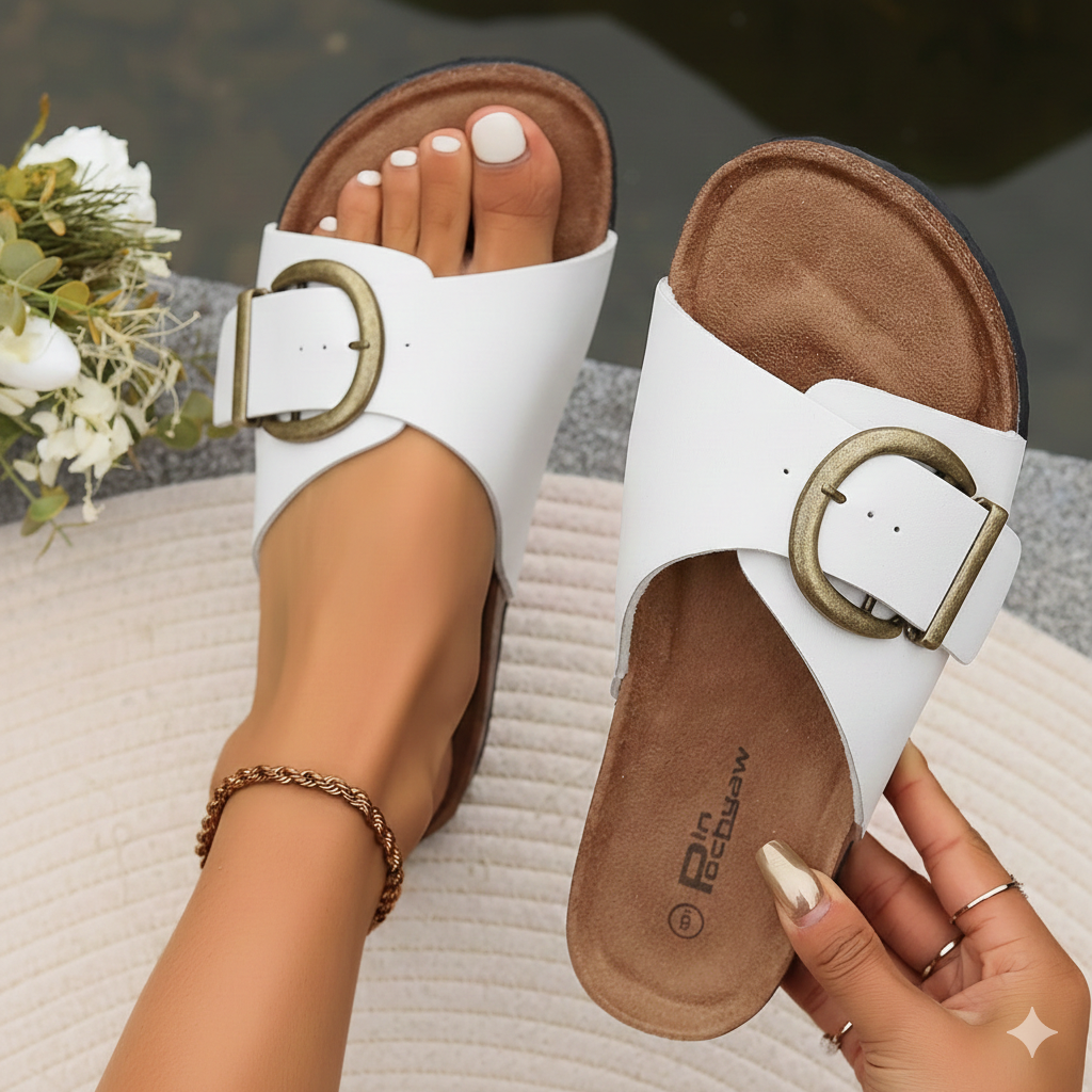 Phoebe | Buckle Strap Arch Support Sandals