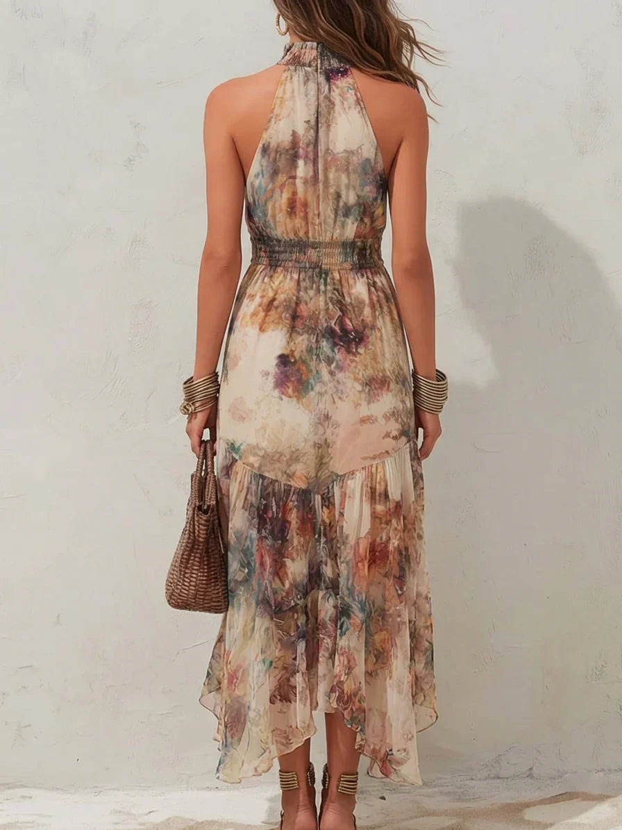 Ruby | Vintage Floral Midi Dress