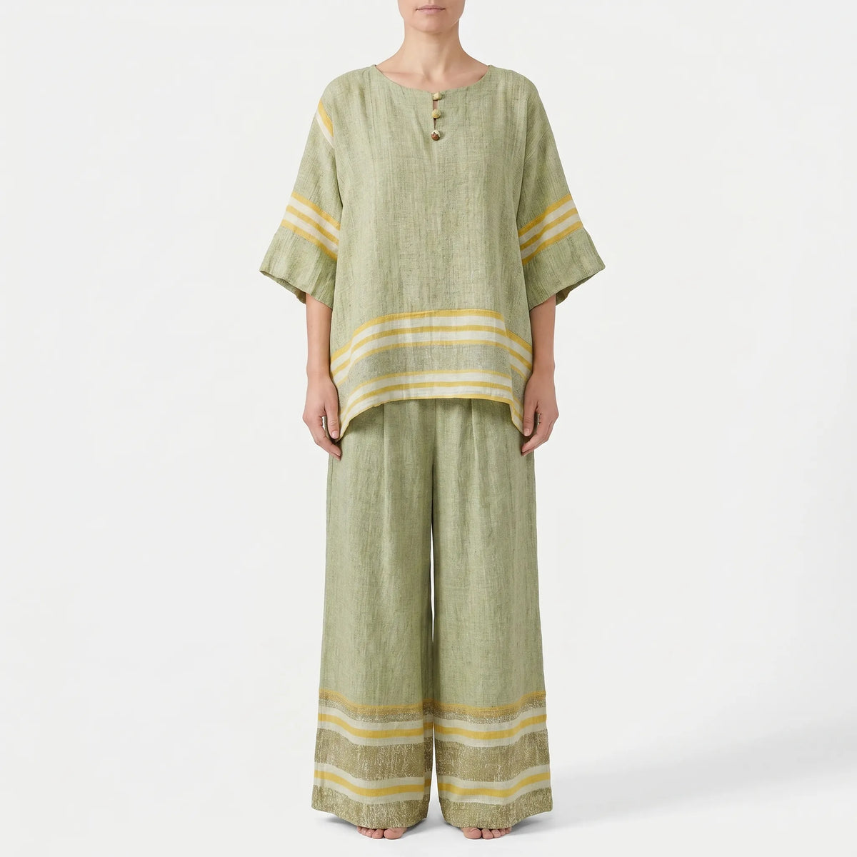 Indira | Wide Leg Trouser Matching Set