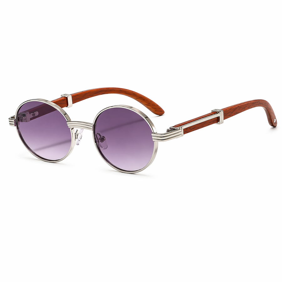 Amelia | Elegant round sunglasses