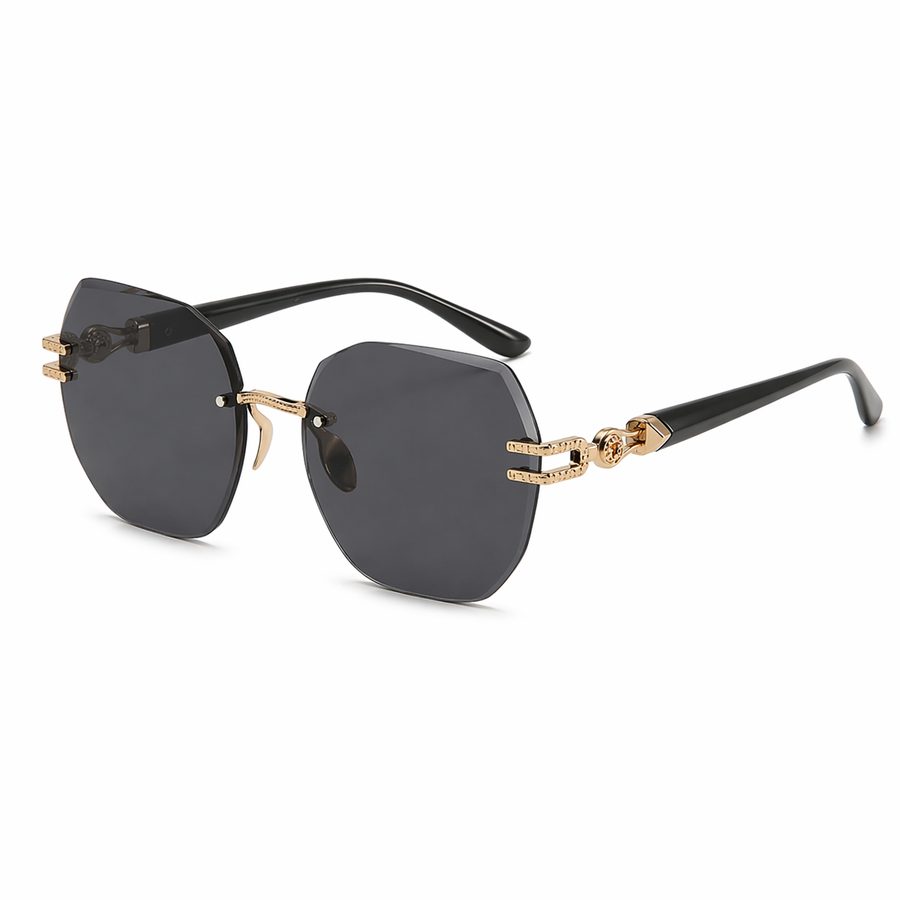Amelia | Elegant Oversized Gradient Sunglasses