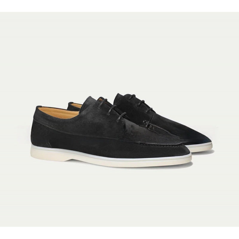 Felix | Mens Suede Lace-Up Boat Shoes