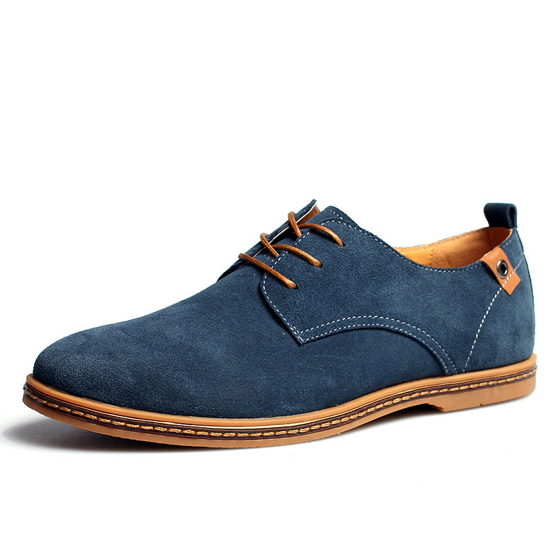 Nathaniel | Mens Suede Lace-Up Derby Shoes