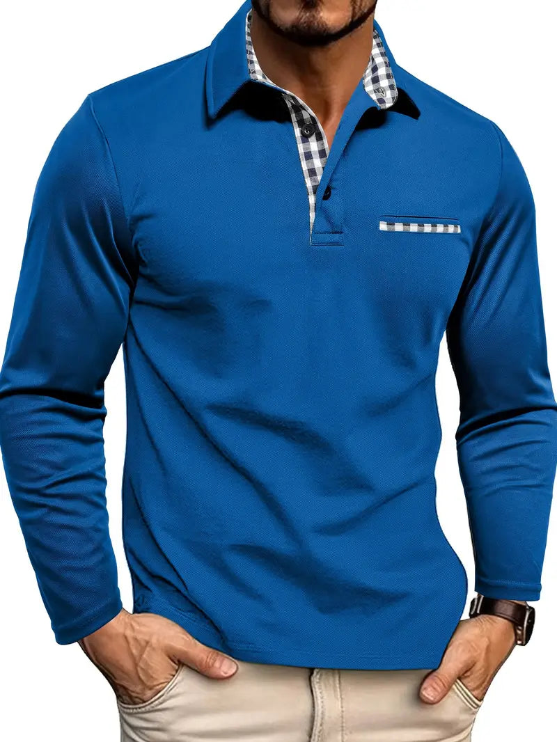 Jack | Long Sleeve Cotton Polo