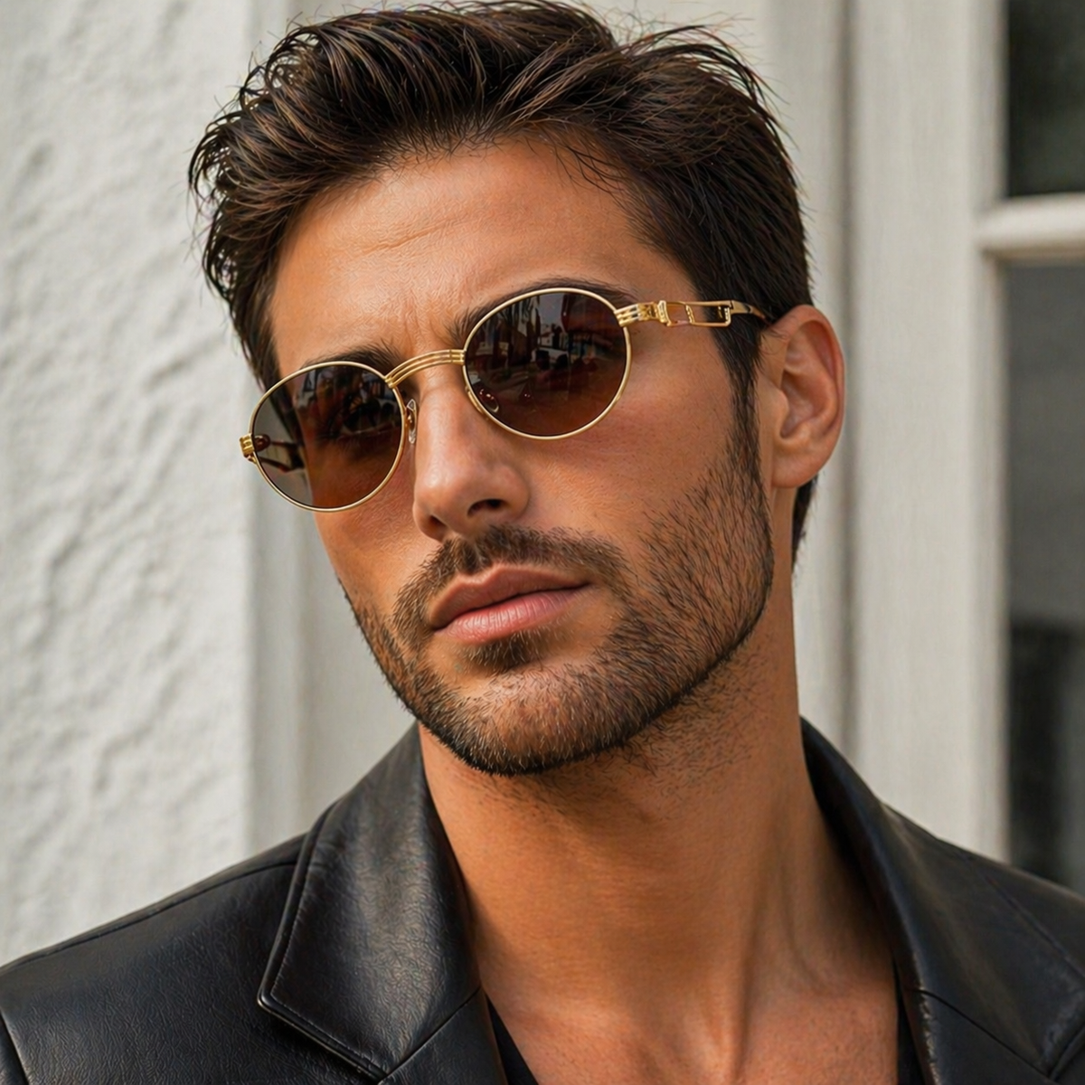 Amelia | Elegant round sunglasses