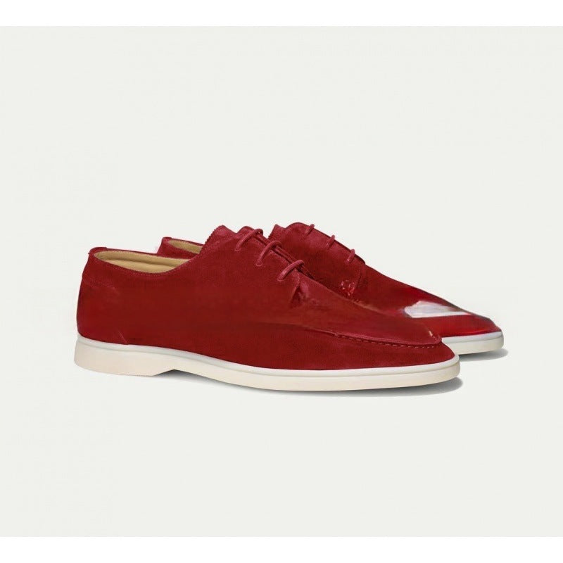 Felix | Mens Suede Lace-Up Boat Shoes