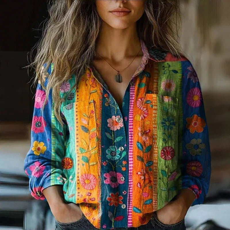 Isabella | Paisley Bohemian Blouse