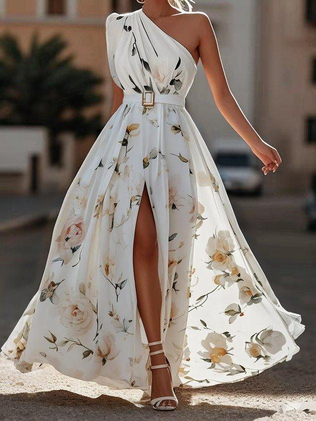 Freya | Green Floral Wedding Dress