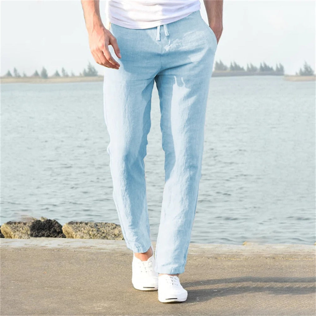 Julian | Men's Linen Warm Weather Trousers