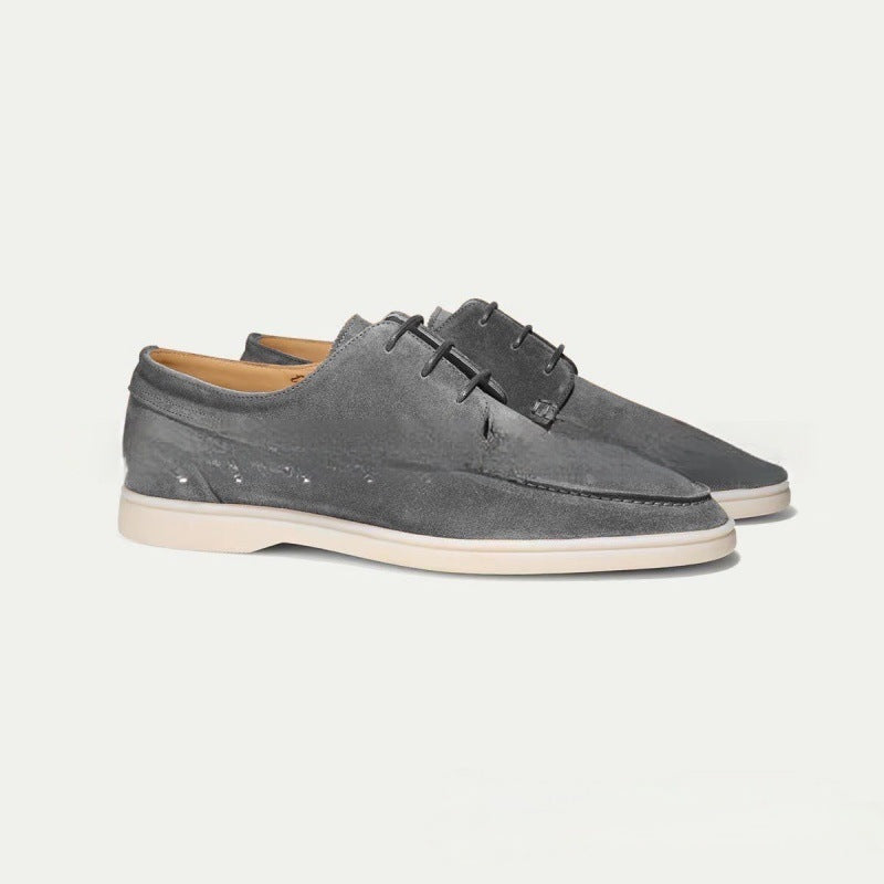 Felix | Mens Suede Lace-Up Boat Shoes