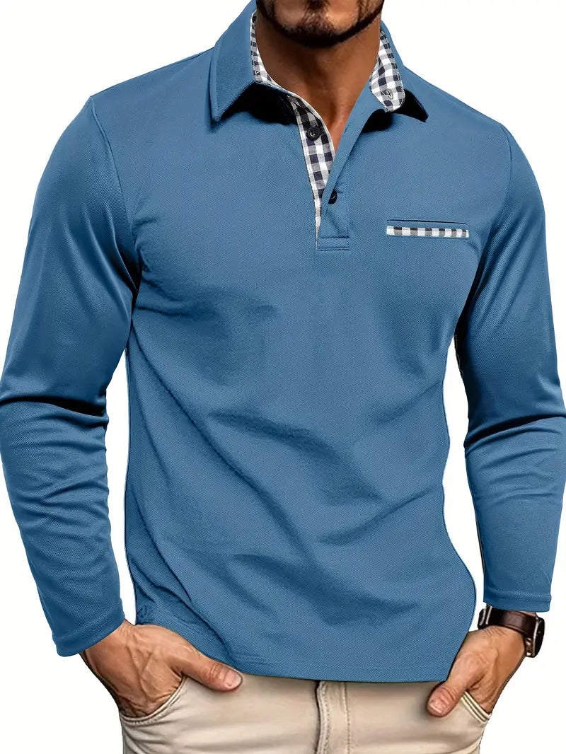 Jack | Long Sleeve Cotton Polo