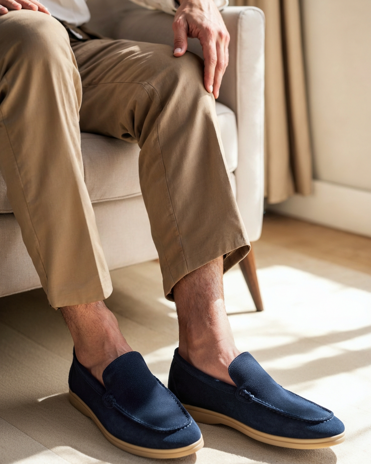Hendrik | Mens Suede Slip-On Loafers