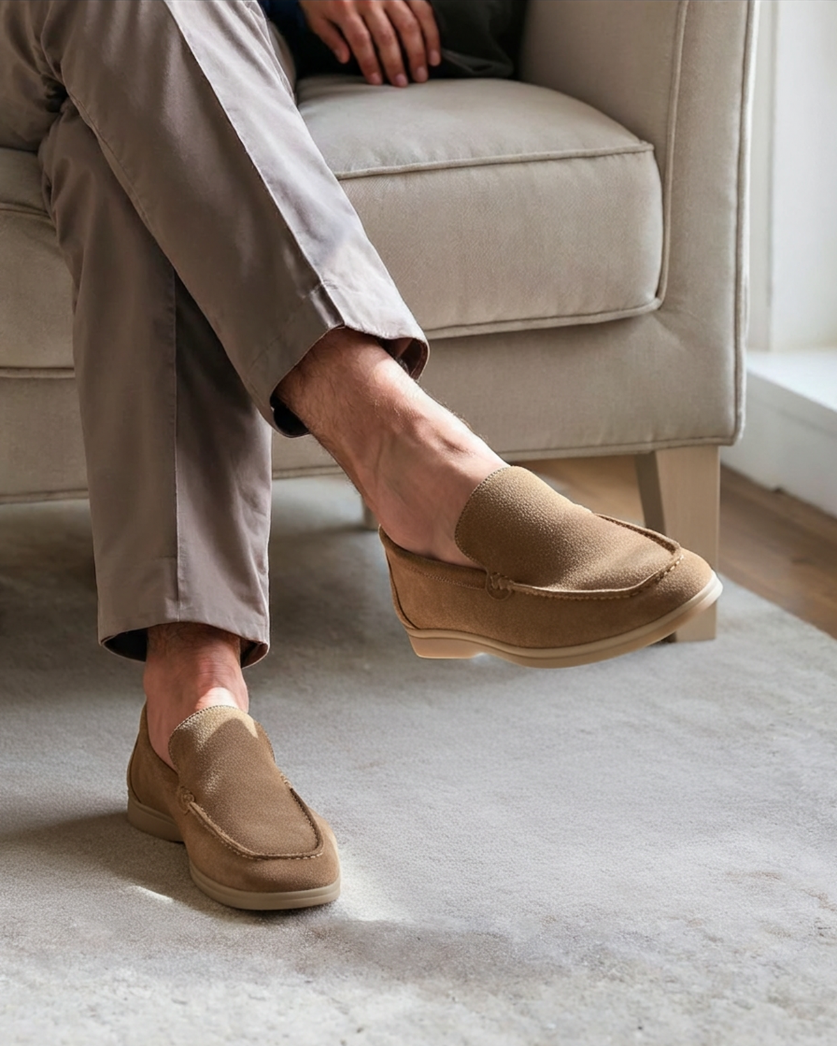 Hendrik | Mens Suede Slip-On Loafers