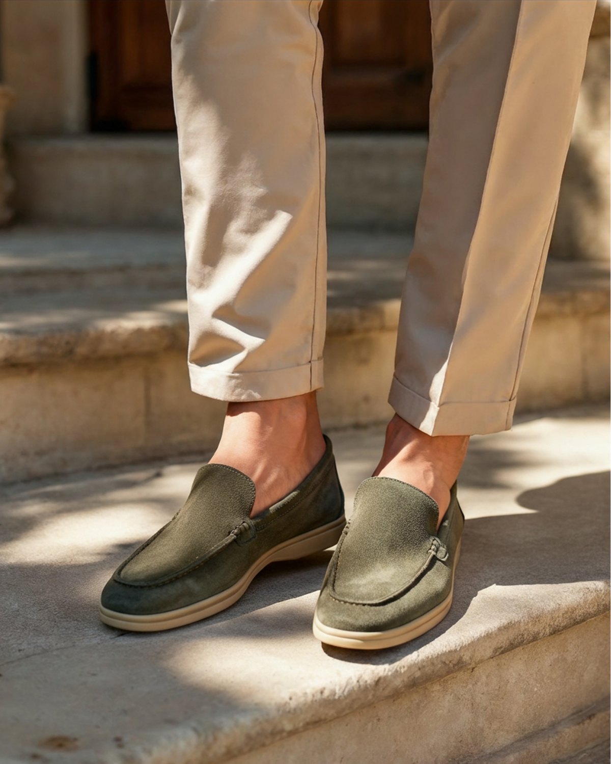 Hendrik | Mens Suede Slip-On Loafers